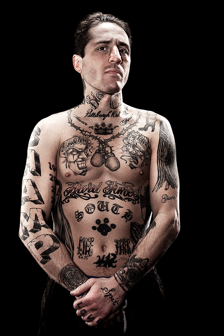 portrait of boxer paul spadafora for pittsburgh city paper by brian kaldorf